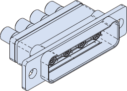 792-002P Receptacle Connectors, Snap-in, Rear Release Contacts