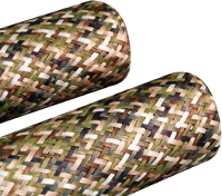 Camouflage tubular braid, Nomex®, flame resistant, 103-080