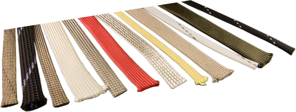 EMI / RFI Braided Cable Shielding / Tubular Expandable Braided Cable Sleeving / Ground Straps