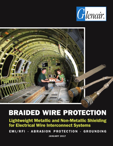 EMI / RFI Braided Cable Shielding / Tubular Expandable Braided Cable Sleeving / Ground Straps