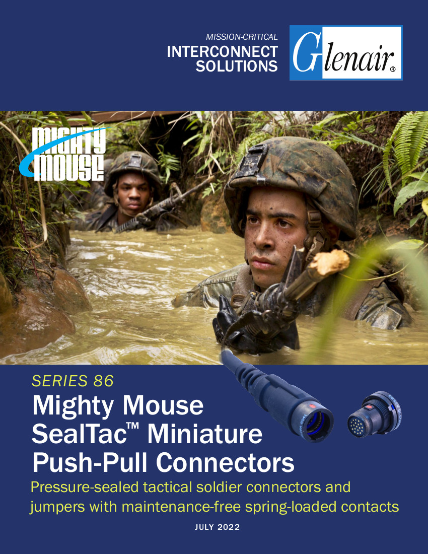 Mighty Mouse SealTac™ Miniature Push-Pull Connectors