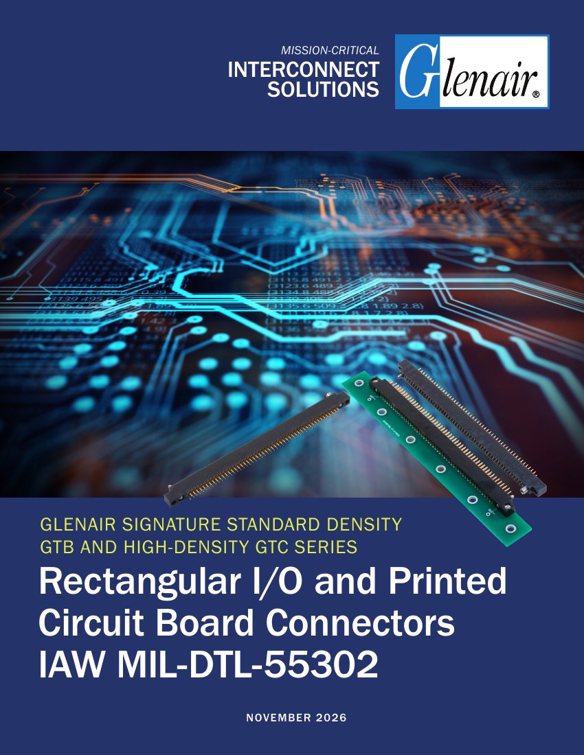 Rectangular I/O and Printed Circuit Board Connectors IAW MIL-DTL-55302