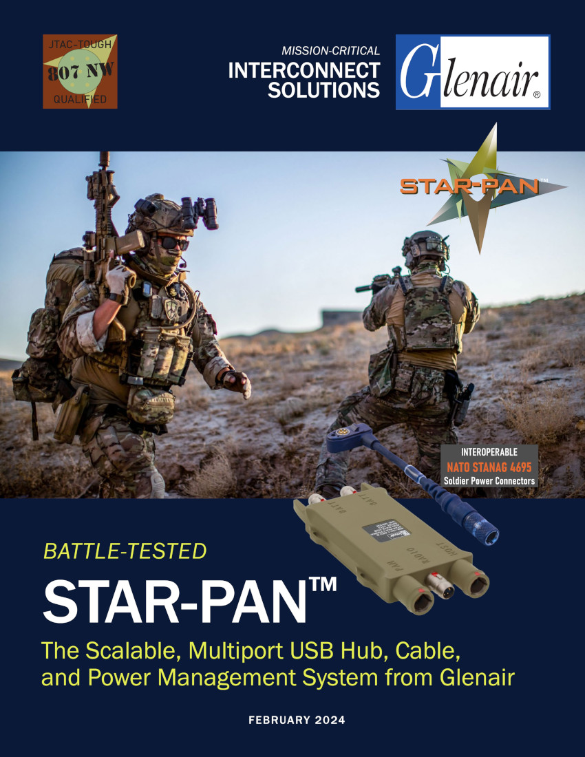 STAR-PAN™ Integrated Soldier Multiport USB Data Hub / Power Distribution Systems and Tactical Interconnects