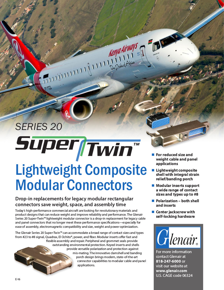 Super-Twin™ Lightweight Composite Modular Connectors