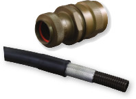 High-Performance Helical Polymer-Core Convoluted Tubing and Fittings