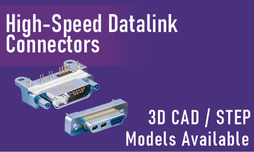 High-Speed Datalink Connector 3D CAD Model Files