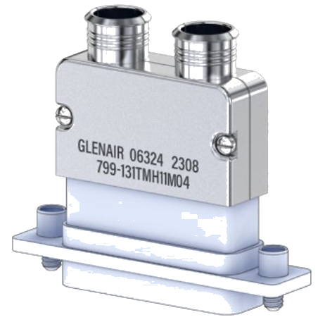 799-131 EMI Banding Backshell, Dual Port