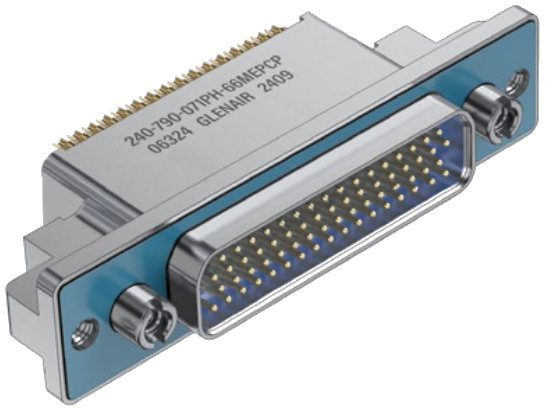 240-790-071 Panel Receptacle, Solder Cup, Filtered