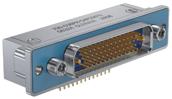 790-036 Panel Mount PCB Receptacle, 90 Degree PC Tails