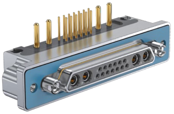 790-037 Panel Mount PCB Plug, 90 Degree PC Tails