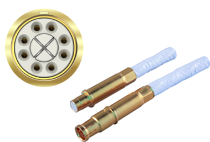 El Ochito® White Pin-to-Socket Cat 6A Cable Assembly, 8571-0002