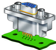 Straight PCB Connectors, Plug PCB Hole Patterns, 240-790-029S and 240-790-044S