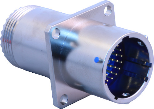 D38999 Series I Wall Mount Receptacle with Crimp Removable Contacts 240-381R