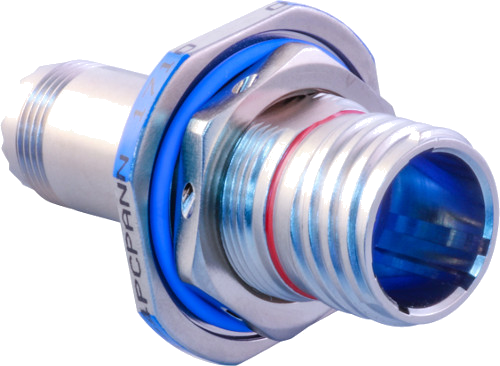 D38999 Series III Type EMI/RFI Filter Jam Nut Receptacle with Crimp Contacts 240-383S