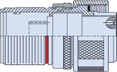 High-Pressure Environmental Sav-Con® Connector Saver (Scoop-Proof) 940-025