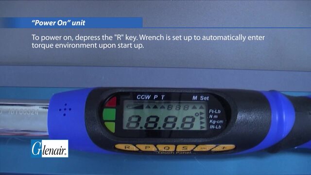 600G161 Digital Torque Wrench Operational Demonstration
