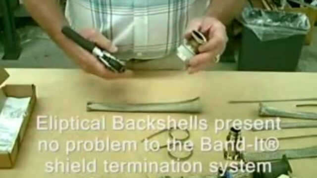 Band-It® Shield Termination Process: Elliptical Backshells