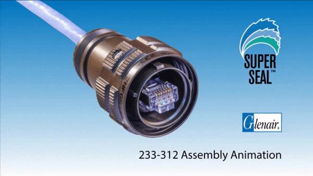 SuperSeal 233-312 RJ45 Assembly Animation
