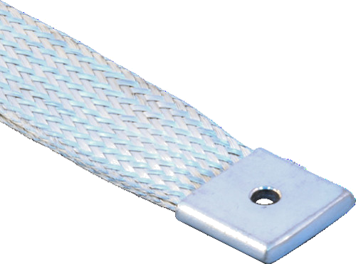 Low-Resistance A-A-59569 Ground and Bond Straps, Tin-Plated Copper Braid 107-101