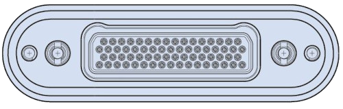 Rear-Panel Mount Hermetic Receptacles, Pin Face, Scoop-Proof, 791-069