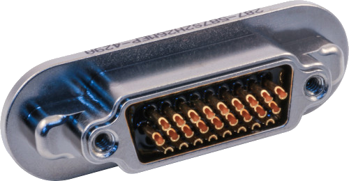 Solder Cup Socket Connector, Rear Panel Mount, 287-587