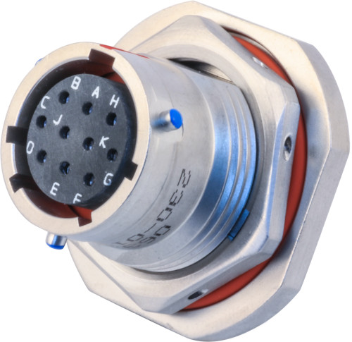 Bayonet Coupling Jam Nut Receptacle, 230-015