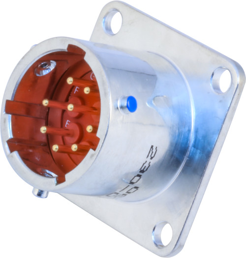 Bayonet Coupling Narrow Flange Mount Receptacle, 230-016