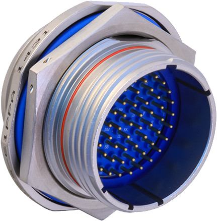 Jam Nut Mount Hermetic Bulkhead Feed-Thru with SAE Threads, 257-093