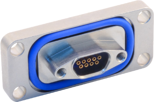 Panel Mount O-Ring Seal, Socket-Socket, Bulkhead Feed-Thru, 1770-3687