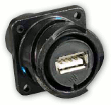 MIL-DTL-5015 Type Reverse Bayonet Coupling USB-A Connector
