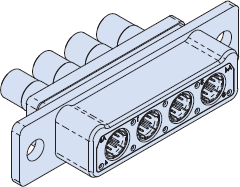 792-001S Plug Connectors, Snap-in, Rear Release Contacts