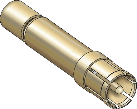 50 Ohm Coaxial Socket Contact for RG316 and RG178 Cable, 852-085