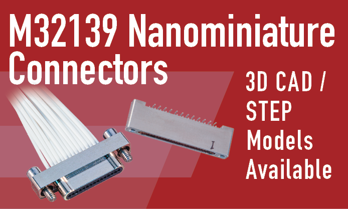 M32139 Nano Connector 3D CAD Model Files