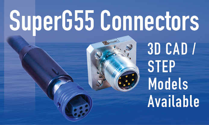 SuperG55 Underwater Connector 3D CAD Model Files