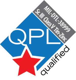 MIL-DTL-38999 Series III Class V Tin-Zinc QPL Qualified D38999/20, /24, /26