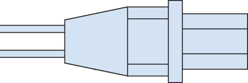 kV Seal Unibody HV Rectangular Connector Plug GHV-009