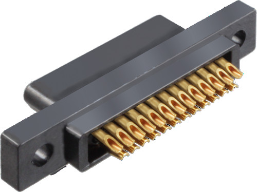 Micro-D Low Profile Plastic Shell Connector, Solder Cup Termination, Series MWDL