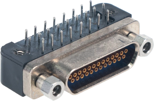 Metal Shell Micro-D Connectors for Printed Circuit Boards
