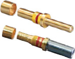 Size 16 Coax Crimp Contacts for 50 and 75 Ohm Coaxial Cable
