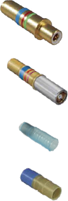 Size #8 Concentric Twinax Contacts for MIL-STD-1553 Databus 853-003-08-625