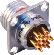 Hermetic PC Tail or Solder Cup Receptacle, 801-012