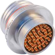 Hermetic Solder Cup Receptacles with Integrated Accessory Threads or Banding Porch, 801-105 and 801-106