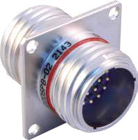 Jam-Nut Hermetic Bulkhead Feedthrough Connector, 805-127