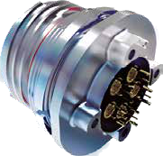 Glass-Sealed Hermetic Receptacle, Threaded Stand-off Coax PC Tails, 805-132