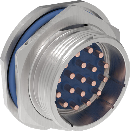 Crimp Removable Hermetic Receptacle 806-087