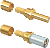 Size 12, 50 Ohm Matched Impedance 3 GHz Coax Contacts 852-016 852-018 852-015 852-017