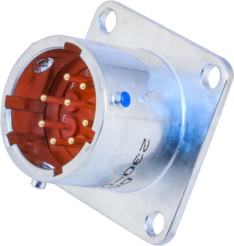 Bayonet Coupling, Narrow Flange Mount Receptacle, MS3440 Type, 230-016