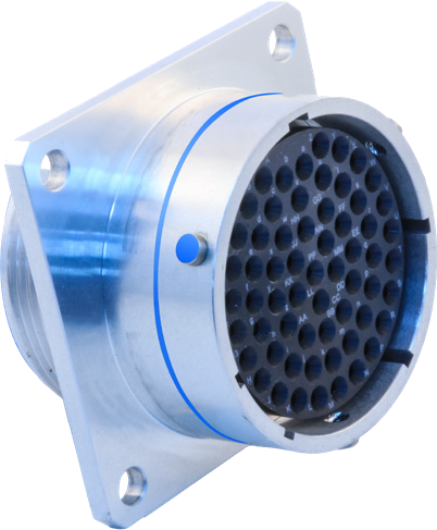 Bayonet Coupling Wide Flange Mount Receptacle, MS3442 Type, 230-017