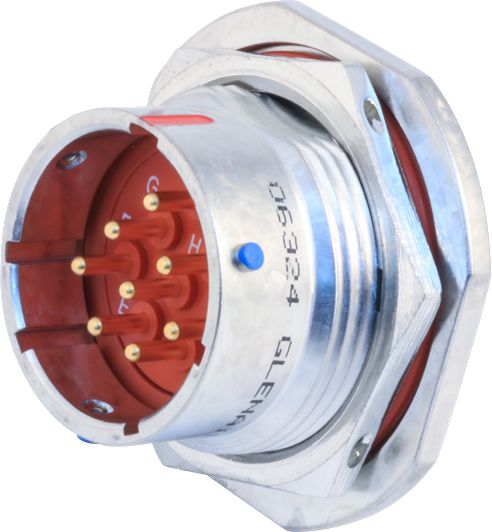 Bayonet Coupling Receptacle Single Hole Jam-Nut Mount, MS3449 Type, 230-019