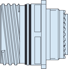 Wall Mount Environmental Receptacle Connector, 233-105-00